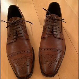 Leather dress shoes